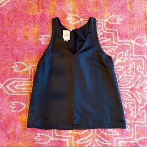 laroque silk tank top